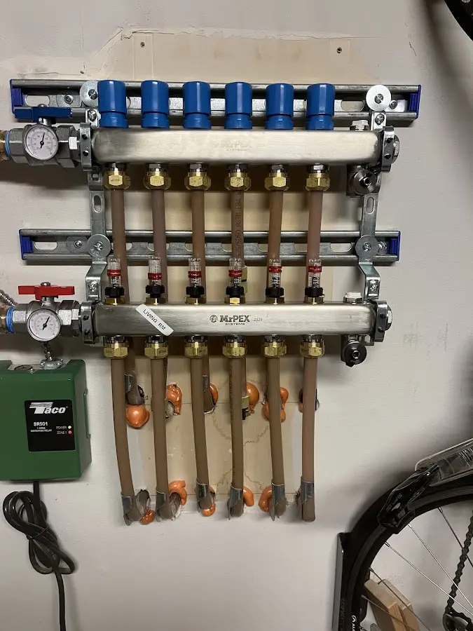 Plumber performing Gas Line Installation at a residential property in Myrtletown